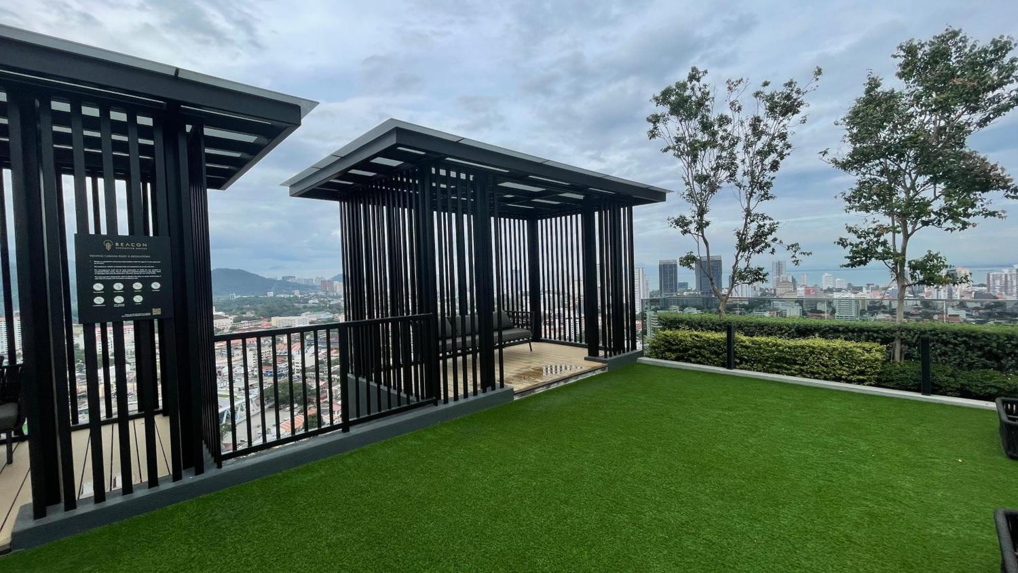 New Georgetown Instagramable 2Br Homestay For 10Pax 无敌美景两房民宿 Beacon Executive Suite Esterno foto